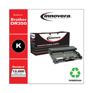 Innovera Remanufactured Black Drum Unit, Replacement for Brother DR350, 12,000 Page-Yield View Product Image