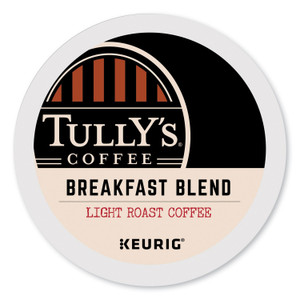 Tully's Coffee Breakfast Blend Coffee K-Cups, 96/Carton GMT192719CT View Product Image