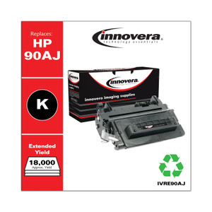 Innovera Remanufactured Black Extended-Yield Toner, Replacement for HP 90A (CE390AJ), 18,000 Page-Yield View Product Image