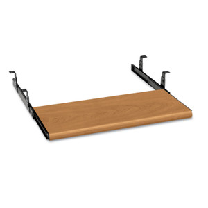 HON Slide-Away Keyboard Platform, Laminate, 21.5w x 10d, Harvest View Product Image