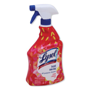 LYSOL Brand Ready-to-Use All-Purpose Cleaner, Mango and Hibiscus, 32 oz Spray Bottle, 9/Carton View Product Image