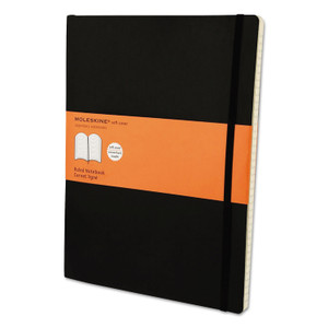 Moleskine Classic Softcover Notebook, 1 Subject, Narrow Rule, Black Cover, 10 x 7.5, 192 Sheets View Product Image