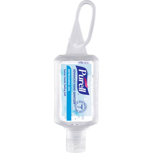 PURELL Advanced Refreshing Gel Hand Sanitizer, Clean Scent, 1 oz Flip-Cap Bottle with Jelly Wrap Carrier, 36/Carton View Product Image