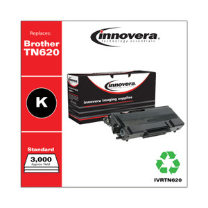 Innovera Remanufactured Black Toner, Replacement for Brother TN620, 3,000 Page-Yield View Product Image