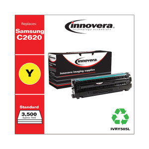 Innovera Remanufactured Yellow High-Yield Toner, Replacement for Samsung CLT-Y505L (SU514A), 3,500 Page-Yield View Product Image