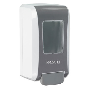 PROVON FMX-20 Soap Dispenser, 2000 mL, 6.5" x 4.7" x 11.7", Gray/White, 6/Carton View Product Image