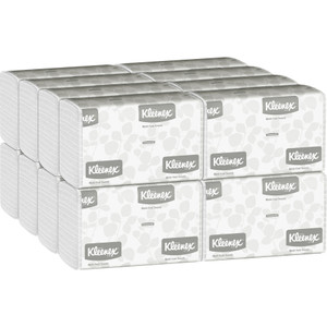 Kleenex Multi-Fold Paper Towels, 9 1/5 x 9 2/5, White, 150/Pack, 16 Packs/Carton View Product Image
