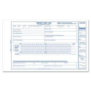 Rediform Driver's Daily Log, 8 3/4 x 5 3/8, Carbonless Duplicate, 31 Sets/Book View Product Image