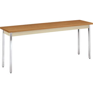 HON Utility Table, Rectangular, 72w x 36d x 29h, Harvest/Putty View Product Image