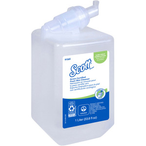 Scott Essential Green Certified Foam Skin Cleanser, Neutral, 1000 mL Bottle View Product Image