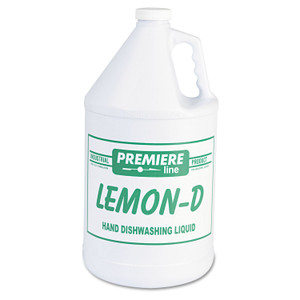 Kess Lemon-D Dishwashing Liquid, Lemon, 1gal, Bottle, 4/Carton View Product Image