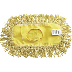 Rubbermaid Commercial Trapper Commercial Dust Mop, Looped-end Launderable, 5" x 24", Yellow View Product Image