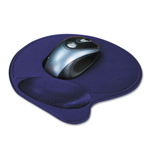 Kensington Wrist Pillow Extra-Cushioned Mouse Pad, Nonskid Base, 8 x 11, Blue View Product Image