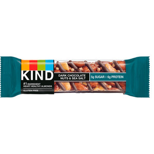 KIND Nuts and Spices Bar, Dark Chocolate Nuts and Sea Salt, 1.4 oz, 12/Box View Product Image