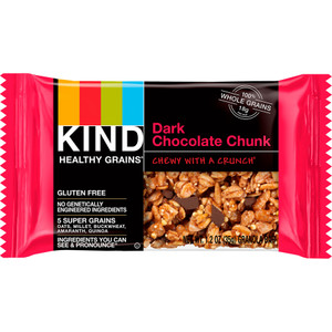 KIND Healthy Grains Bar, Dark Chocolate Chunk, 1.2 oz, 12/Box View Product Image