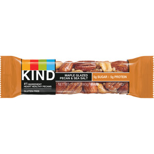 KIND Nuts and Spices Bar, Maple Glazed Pecan and Sea Salt, 1.4 oz Bar, 12/Box View Product Image