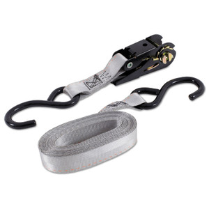 Keeper Ratchet Tie-Down Strap, 1" x 14 ft, 1500 lbs, S-Hook Ends View Product Image