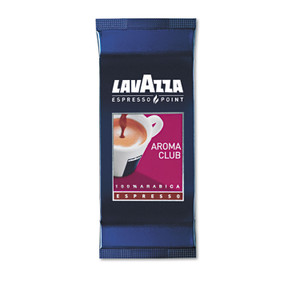 Lavazza Espresso Point Cartridges, Aroma Club 100% Arabica Blend, .25oz, 100/Box View Product Image