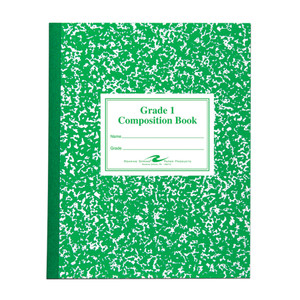 Roaring Spring Grade School Ruled Composition Book, Manuscript, Green, 9.75 x 7.75, 50 Sheets View Product Image