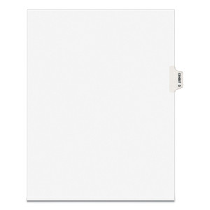 Avery-Style Preprinted Legal Side Tab Divider, Exhibit D, Letter, White, 25/Pack, (1374) View Product Image