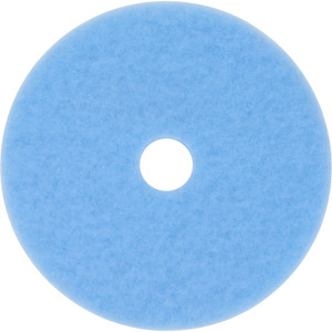 3M Hi-Performance Burnish Pad 3050, 20" Diameter, Sky Blue, 5/Carton View Product Image