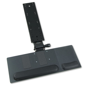 Safco Ergo-Comfort Articulating Keyboard/Mouse Platform, 28w x 11.75d, Black Granite View Product Image