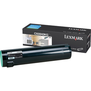 Lexmark C930H2KG High-Yield Toner, 38000 Page-Yield, Black View Product Image