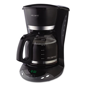 Mr. Coffee 12-Cup Programmable Coffeemaker, Black View Product Image