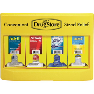 Lil' Drugstore Single-Dose Medicine Dispenser, 105-Pieces, Plastic Case, Yellow View Product Image