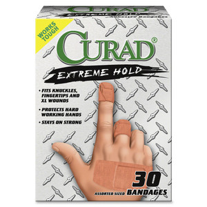 Curad Heavy Duty Bandages, Assorted Sizes, 30/Box View Product Image