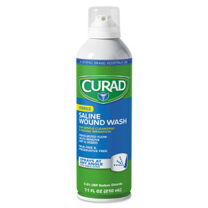 Curad Sterile Saline Wound Wash, 7.1 oz Bottle View Product Image