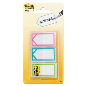 Post-it Flags Arrow 1" Page Flags, Three Assorted Bright Colors, 60/Pack View Product Image