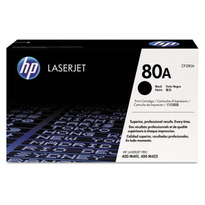 OLD - HP HP 80A, (CF280A) Black Original LaserJet Toner Cartridge View Product Image