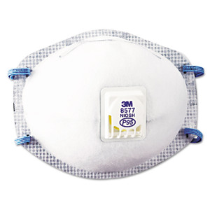 3M Particulate Respirator 8577, P95, 10/Box View Product Image