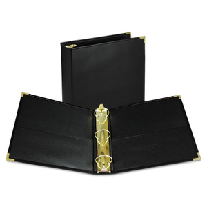 Samsill Classic Collection Ring Binder, 3 Rings, 2" Capacity, 11 x 8.5, Black View Product Image