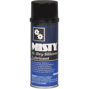 Misty Si-Dry Silicone Spray Lubricant, Aerosol, 11oz, 12/Carton View Product Image