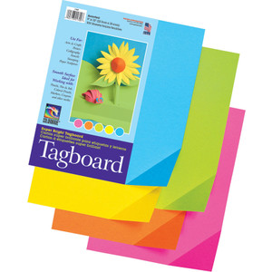 Pacon Colorwave Super Bright Tagboard, 9 x 12, Assorted Colors, 100 Sheets/Pack View Product Image