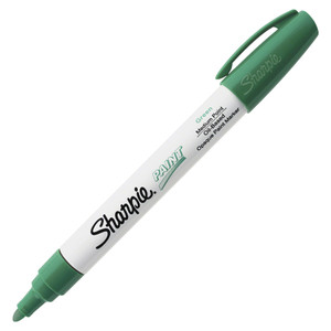 Sharpie Permanent Paint Marker, Medium Bullet Tip, Green View Product Image