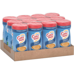 Coffee mate Non-Dairy Powdered Creamer, French Vanilla, 15 oz Canister, 12/Carton View Product Image