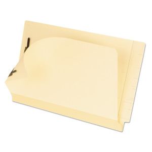 Pendaflex Manila Laminated End Tab Folders with Two Fasteners, Straight Tab, Legal Size, 11 pt. Manila, 50/Box View Product Image