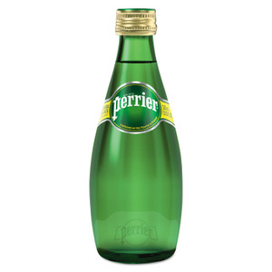 Perrier Sparkling Natural Mineral Water, 11 oz Bottle, 24/Carton View Product Image