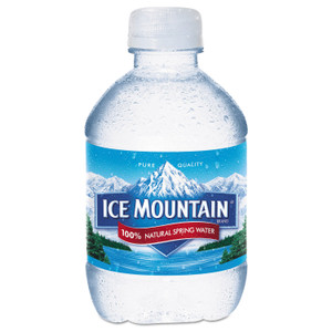 Ice Mountain Natural Spring Water, 8 oz Bottle, 48/Carton View Product Image