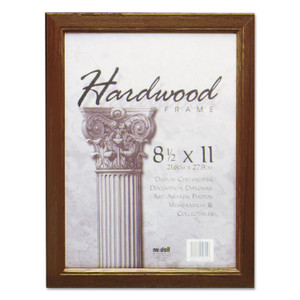 NuDell Solid Oak Hardwood Frame, 8-1/2 x 11, Walnut Finish View Product Image