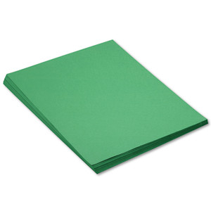 SunWorks Construction Paper, 58lb, 18 x 24, Holiday Green, 50/Pack View Product Image