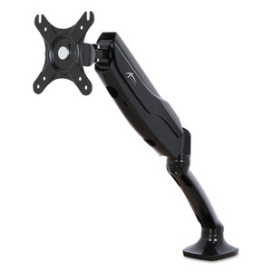 Alera AdaptivErgo Articulating Single Arm for 30" Monitors, 180 deg Rotation, 30 deg Tilt, 135 deg Pan, Black, Supports 12 lb View Product Image