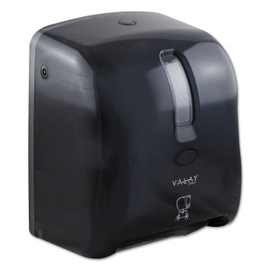 Morcon Tissue Valay Proprietary Roll Towel Dispenser, 11.75 x 8.5 x 14, Black View Product Image