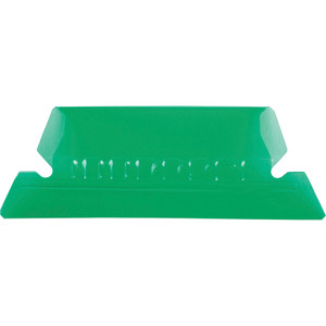 Pendaflex Transparent Colored Tabs For Hanging File Folders, 1/5-Cut Tabs, Green, 2" Wide, 25/Pack View Product Image