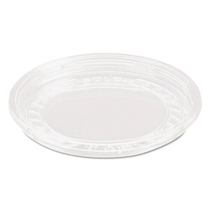 Dart Bare Eco-Forward RPET Deli Container Lids, 8oz, Clear, 50/Pack, 10 Packs/Carton View Product Image