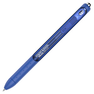 Paper Mate InkJoy Retractable Gel Pen, Micro 0.5mm, Blue Ink/Barrel, Dozen View Product Image