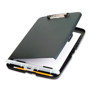 Officemate Low Profile Storage Clipboard, 1/2" Capacity, Holds 9w x 12h, Charcoal View Product Image